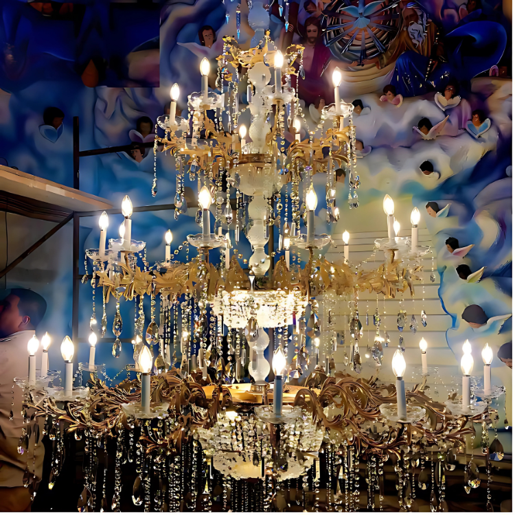 Candelabro de Techo Disco