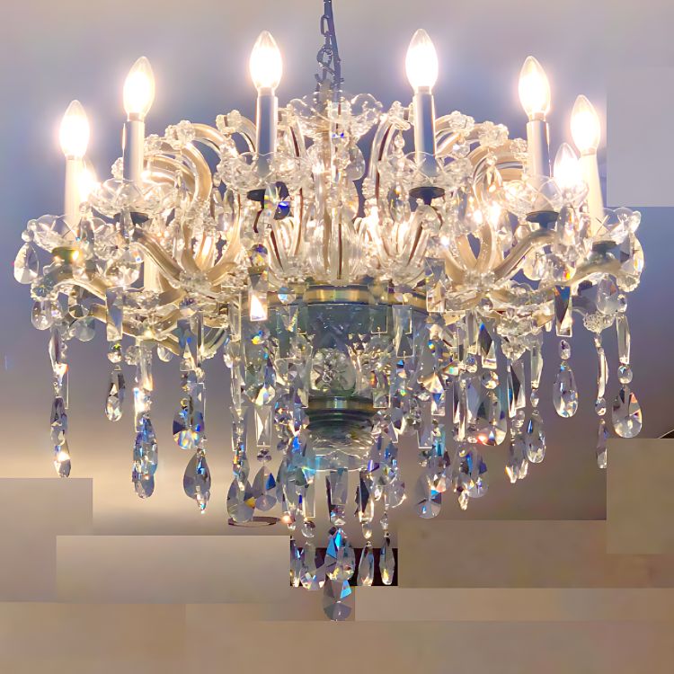 Candelabros de cristal - candiles modernos