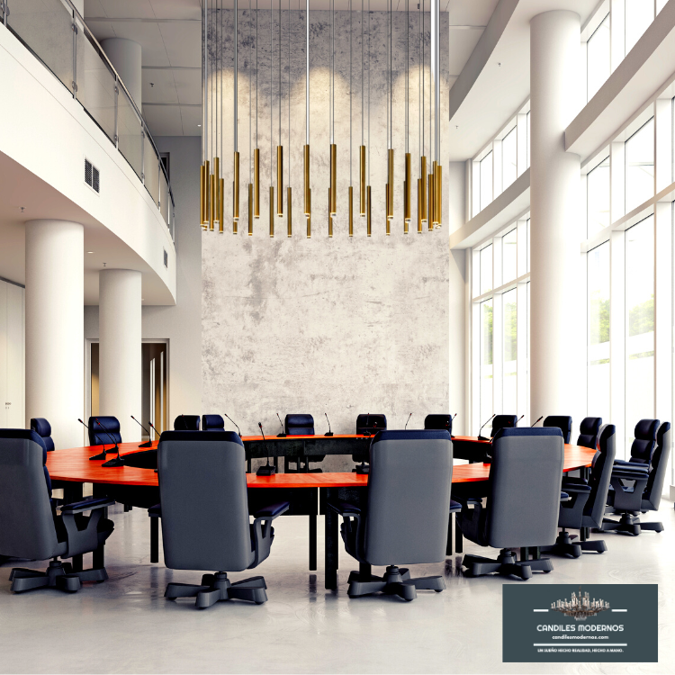 Candiles modernos de tubos led - candiles modernos